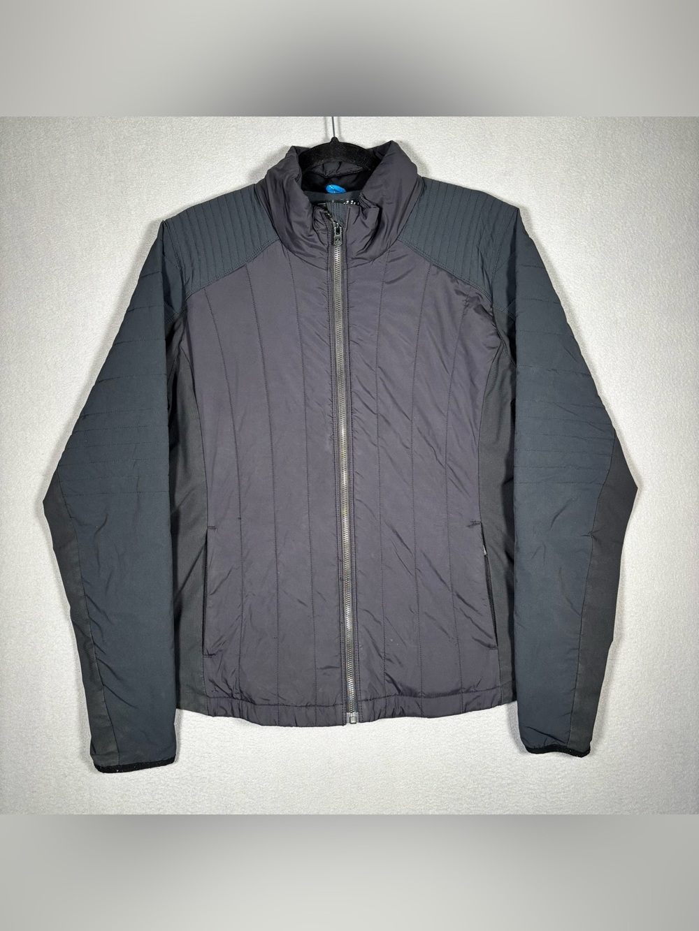Kuhl Wildkard Hybrid Jacket Womens XL Black Full Zip Insulated Projekt Primaloft